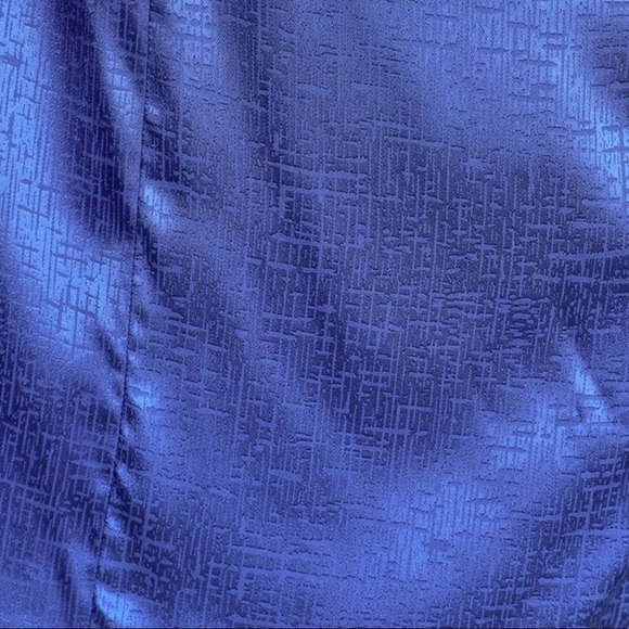 Lulus Lisette Satin One-Shoulder Mini Dress in Cobalt Blue Size Extra Large - Picture 3 of 8